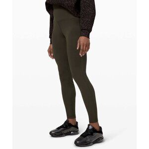 Lululemon Wunder Under Lounge Super High Rise Tights Leggings Pants Fleece Lined